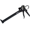 "Black AWF Pro caulking gun with a semi-enclosed barrel angled upward against a plain white background.