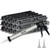 Kit includes 15 foil sausage packs of Tremco Dymonic 100 polyurethane sealant, one silver AWF PRO sausage caulking gun, and two plastic cone nozzles.
