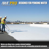 AWF PRO High Solids Silicone Roof Coating – White Reflective Waterproof Membrane for Flat & Low-Slope Roofs, UV Resistant, High-Build Flexible Sealant – 1 Gallon
