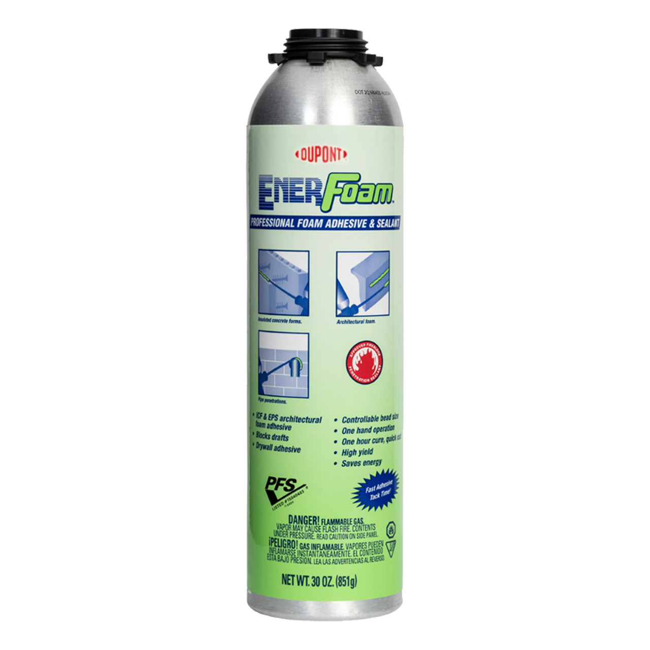 ENERFOAM 342094 Professional Foam Sealant Expanding Spray 30 oz
