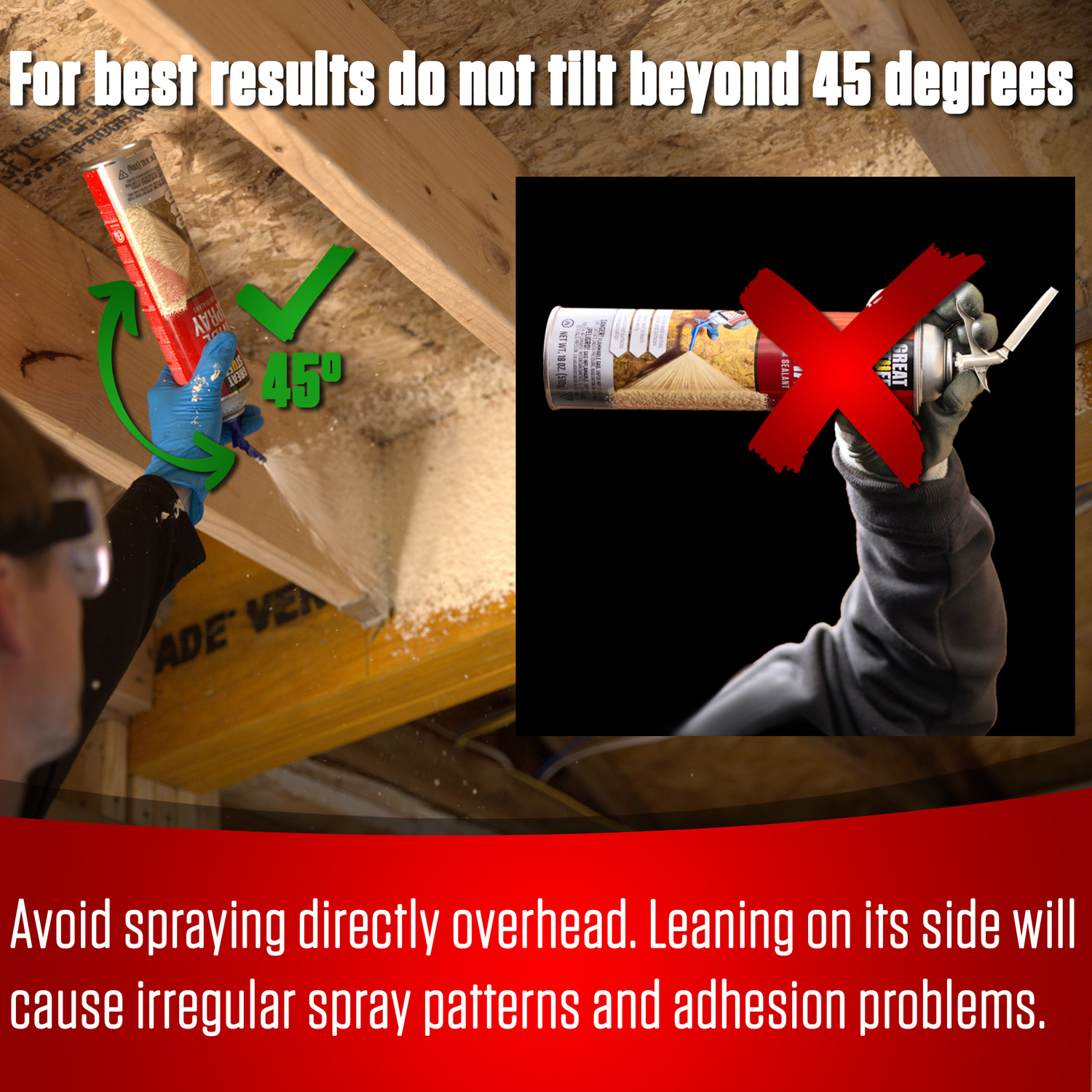 Great Stuff™ Wide Spray Foam Sealant 18oz – 12 Pack with Cone