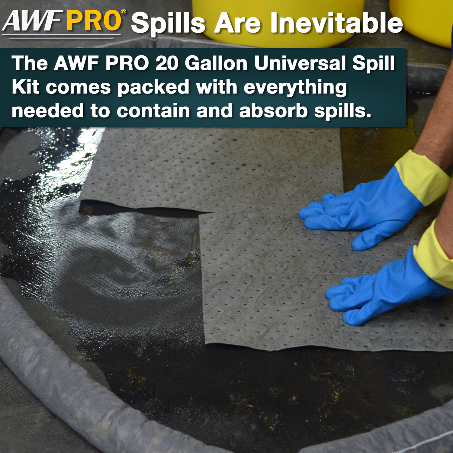 20 Gallon Universal Spill Kit