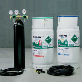 Chemical Cylinders and Hose Setup for Low GWP Froth Pak™ Refill System