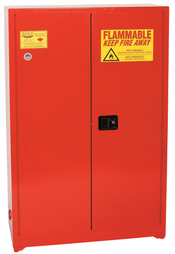 30 Gallon Paint & Ink Safety Cabinet, Self Close Door, Red, Eagle PI-7710