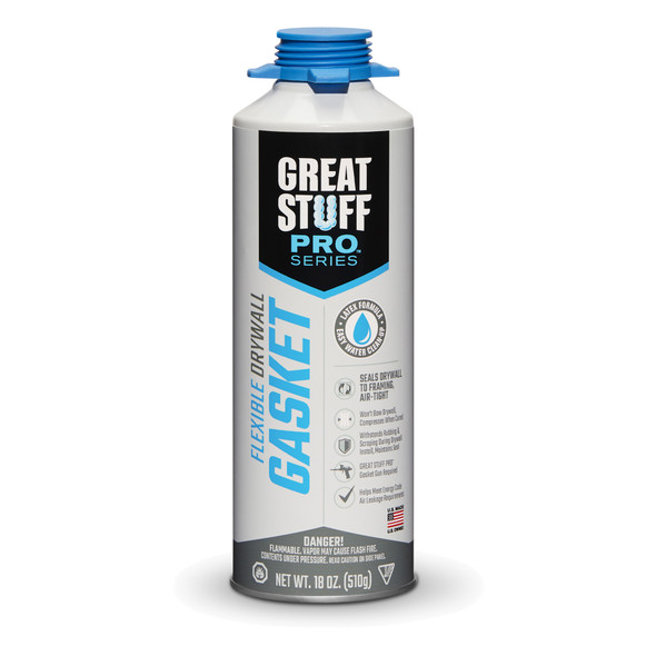 1 can of drywall gasket foam