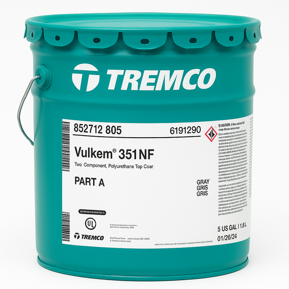 Vulkem® 351NF Top Coat – Low-VOC, UV-Resistant Polyurethane for Pedestrian Waterproofing, 5 Gallon Vulkem® 351NF Top Coat – Low-VOC, UV-Resistant Polyurethane for Pedestrian Waterproofing, 5 Gallon