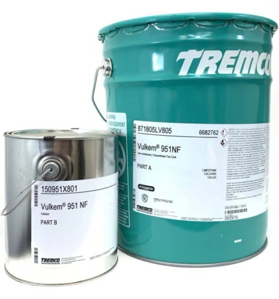 Tremco Vulkem 951NF Low-Odor Polyurethane Topcoat – Exterior, Heavy-Duty & Pedestrian Deck Coating Tremco Vulkem 951NF Low-Odor Polyurethane Topcoat – Exterior, Heavy-Duty & Pedestrian Deck Coating