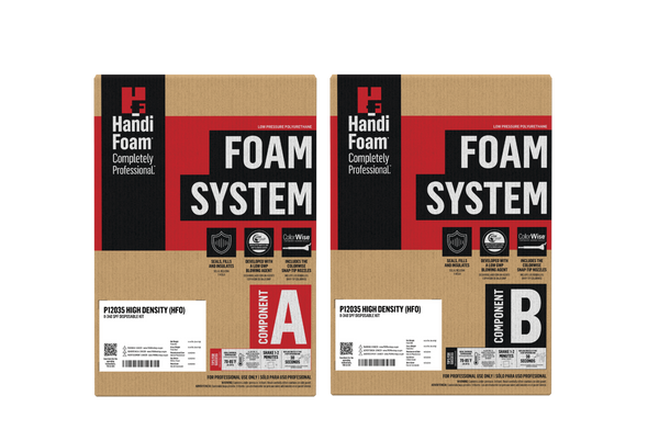 HandiFoam® High Density Spray Foam Insulation Kit – 340 Board Feet (Closed-Cell, 2-Component, High Density, 3.10 lb/ft³) HandiFoam® High Density Spray Foam Insulation Kit – 340 Board Feet (Closed-Cell, 2-Component, High Density, 3.10 lb/ft³)