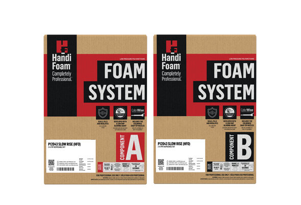 HandiFoam® Slow Rise 2-41 Pour-in-Place Low Pressure Spray Foam Kit – 41.7 ft³ Yield HandiFoam® Slow Rise 2-41 Pour-in-Place Low Pressure Spray Foam Kit – 41.7 ft³ Yield