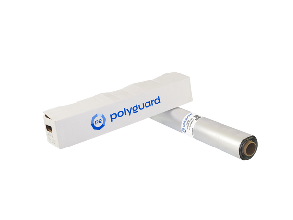 Polyguard UV2-40 | 40-Mil Rubberized Asphalt Air & Weather Barrier Membrane with Aluminum UV Protection – 36" x 33.3' Roll (Residential WRB/Flashing)