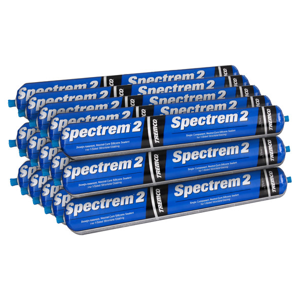 Fifteen sausage packs of neutral-cure silicone sealant for two-sided structural glazing and perimeter sealing