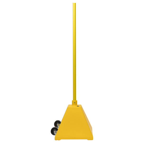 Pyramid Shaped Portable Sign Base and Holder, 96" High, Sign Not Included, Ideal Shield