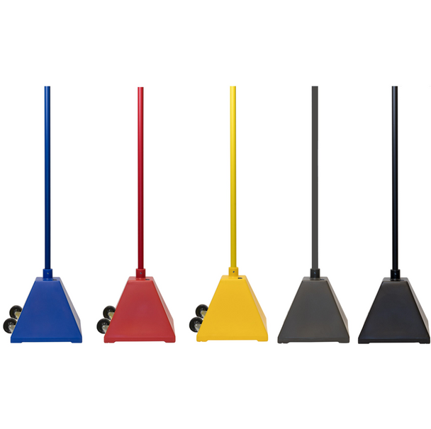 Pyramid Shaped Portable Sign Base and Holder, 96" High, Sign Not Included, Ideal Shield