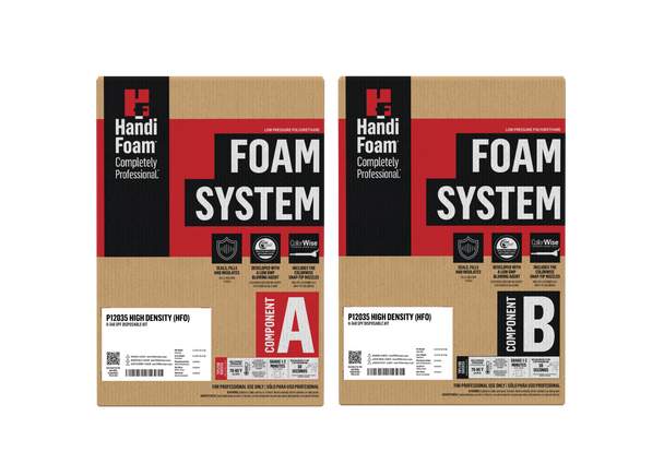 HandiFoam® High Density Spray Foam Insulation Kit – 340 Board Feet (Closed-Cell, 2-Component, High Density, 3.10 lb/ft³)