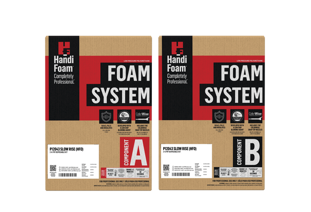 HandiFoam® Slow Rise 2-41 Pour-in-Place Low Pressure Spray Foam Kit – 41.7 ft³ Yield