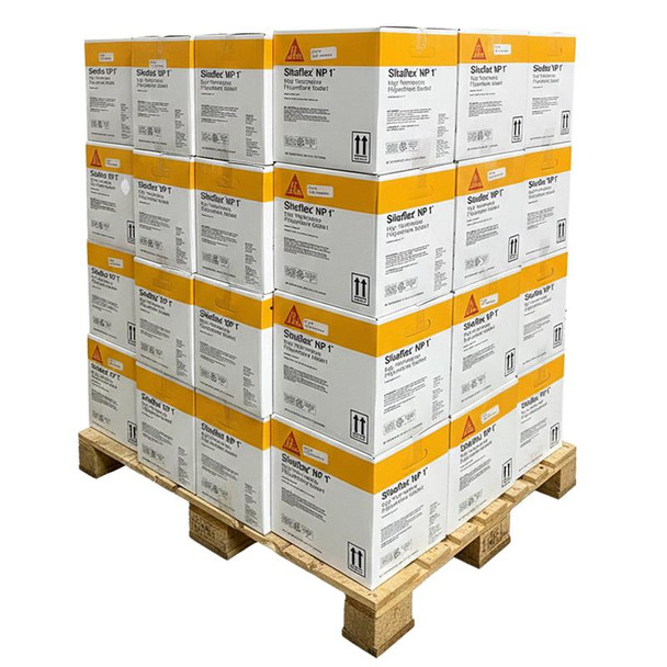 Full pallet containing 48 cases (1440 cartridges) of polyurethane sealant