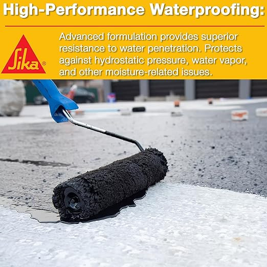 Sikalastic HLM 5000 GC, Liquid, Cold-Applied Elastomeric Waterproofing Membrane, Full Pallet, 36 - 5 Gallon Pails