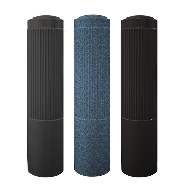 Ideal Shield 10″ Ribbed Decorative Bollard Cover – LDPE Thermoplastic, Fits 10″ Pipe, 48″ Height