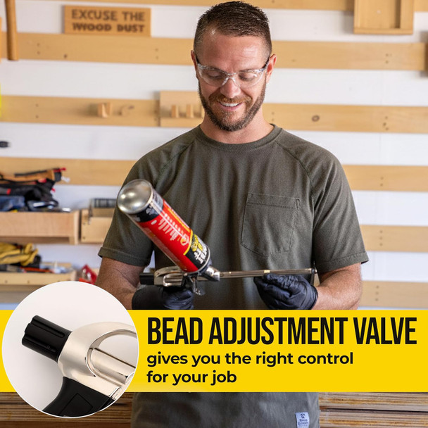 AWF Pro® Professional Spray Foam Gun with PTFE Non-Stick Coated Adapter Basket, 12 Pack