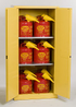 60 Gallon Flammable Liquid Safety Cabinet, 12 piece 5 Gallon Can Combo Eagle 1962CS12