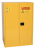 90 Gallon Flammable Liquid Safety Cabinet, Self Close Doors, Yellow, Eagle 9010