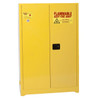 45 Gallon Flammable Liquid Safety Cabinet, Self Close Doors, Yellow, Eagle 4510