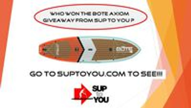 Winner of Bote Axiom Giveaway!