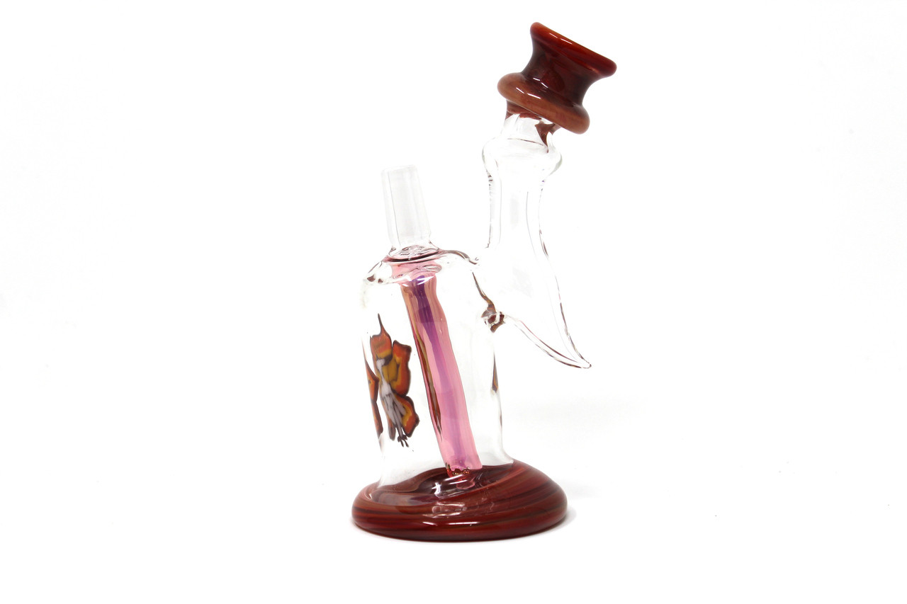 Sweeney Glass - Mini Flower Rig - The Honey Pot Smoke Shop