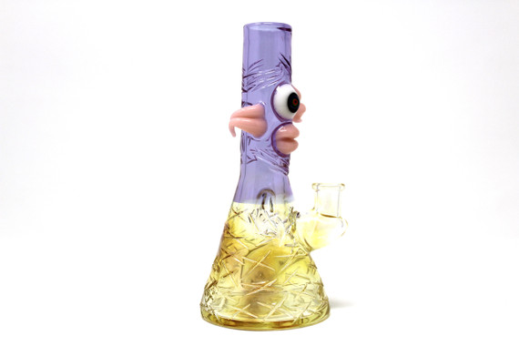 McFly Glass - Sculpted Rib Curl Beaker