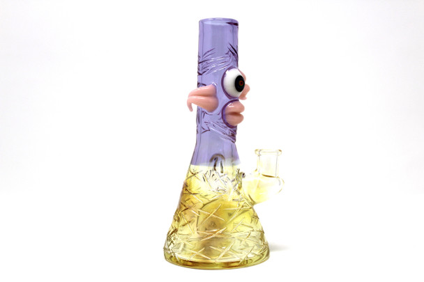 McFly Glass - Sculpted Rib Curl Beaker