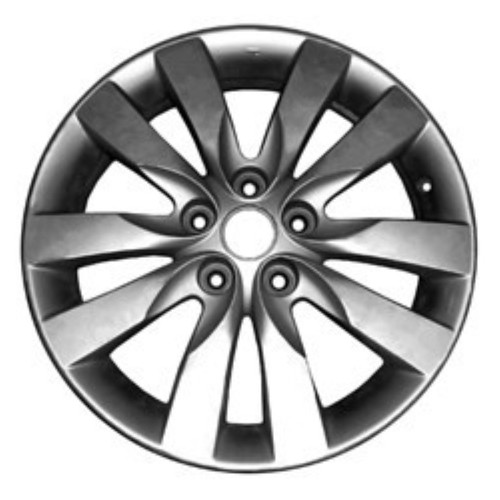 2013-2010 KIA FORTE Aluminium 17" Factory OEM Silver Wheel 74647A20