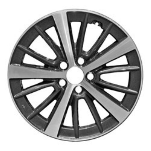 2022-2017 SUBARU IMPREZA Aluminium 16" Factory OEM Black Wheel 68845U45