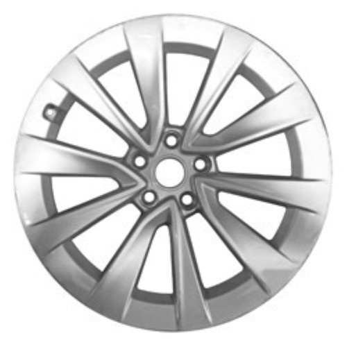 2021 TESLA TESLA 3 Aluminium 19" Factory OEM Silver Wheel 95132U20