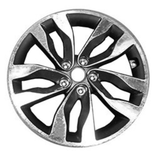 2015-2014 KIA OPTIMA (2014-) Aluminium 18" Factory OEM Charcoal Wheel 74691A35