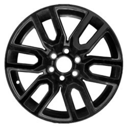 2021-2019 GMC, CHEVROLET SIERRA 1500 20" OEM Black Wheel 05914U45