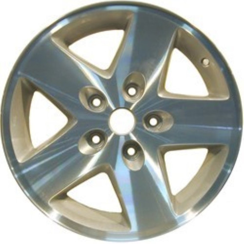 2018-2007 JEEP WRANGLER JK Aluminium 17" Factory OEM Silver Wheel 09075U10