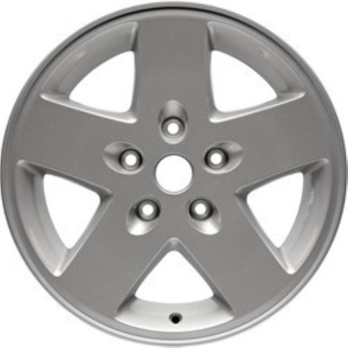 2018-2007 JEEP WRANGLER JK Aluminium 17" Factory OEM Silver Wheel 09074U20