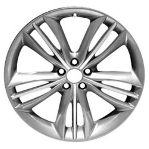 2019-2010 JAGUAR XJ Aluminium 20" Factory OEM Silver Wheel 59872U20