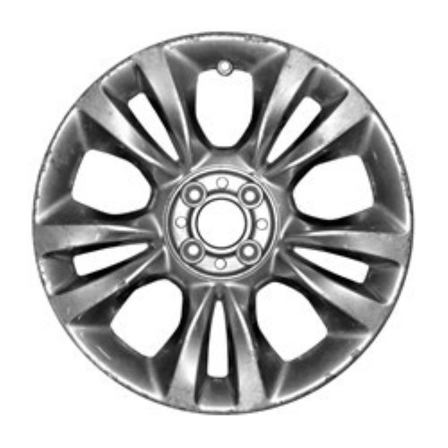 2019-2014 FIAT 500 (FIAT) Aluminium 16" Factory OEM Silver Wheel 61687U78