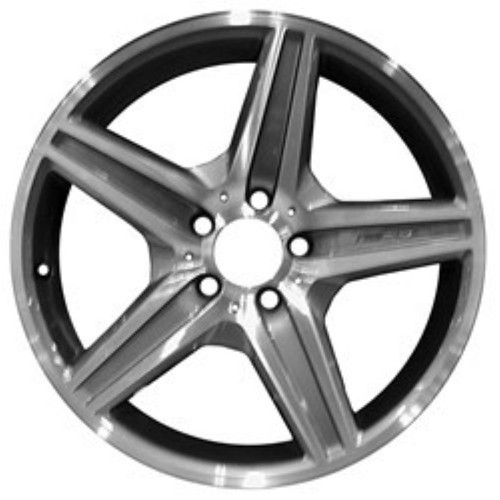 2008-2007 MERCEDES CLK63 AMG Aluminium 18" Factory OEM Silver Wheel 65443U10