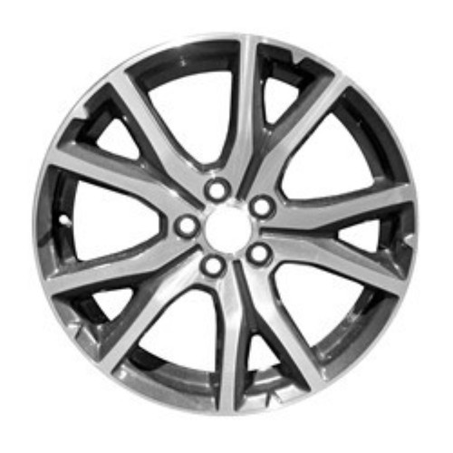 2021-2017 SUBARU IMPREZA Aluminium 17" Factory OEM Black Wheel 68847U45