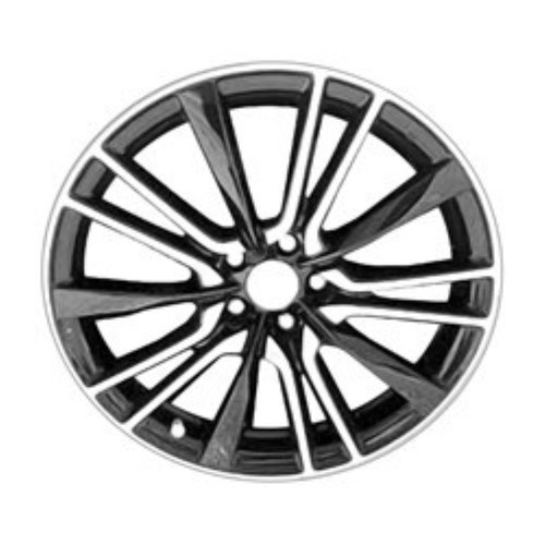 2019-2018 INFINITI Q60 COUPE Aluminium 19" Factory OEM Black Wheel 73802U45