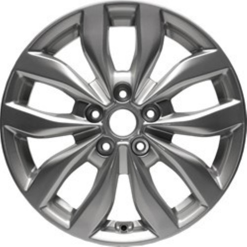 2015-2014 KIA OPTIMA (2014-) Aluminium 17" Factory OEM Silver Wheel 74690U20