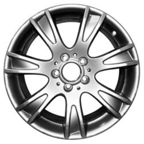 2009 MERCEDES C350, C300 Aluminium 17" Factory OEM Silver Wheel 85261U20