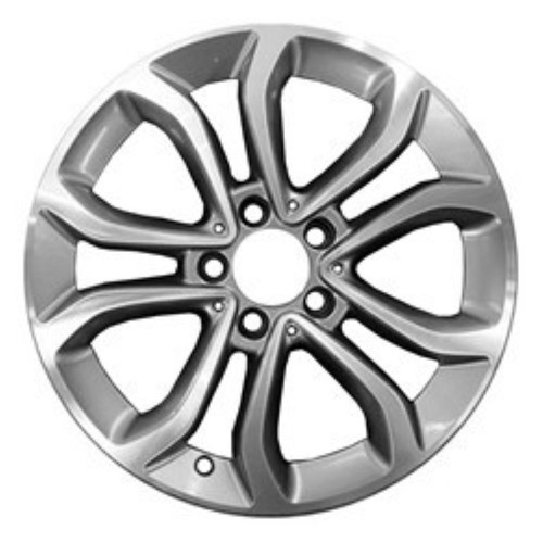 2017-2014 MERCEDES C300 SEDAN, C300, C250 17" OEM Silver Wheel 97132U30