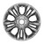 2019-2014 FIAT 500 (FIAT) Aluminium 16" Factory OEM Silver Wheel 61687U78