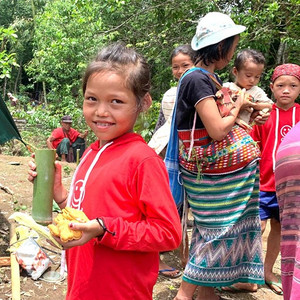 Child wearing FBR's Good Life Club shirt. 