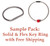 Sample Pack: Cobra Solid Tamperproof Key Ring 1.5" & Cobra Flex Ring 1.5"