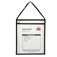 Hanging Shop ticket Holder Black Stitching (Box 15)