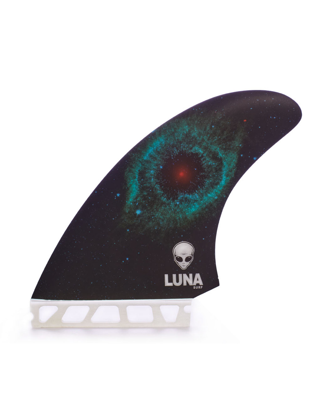 Lunasurf fins Twin Fin Plus Trailer Helix Nebula Honeycomb - Twin 